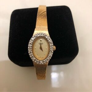 Diamonds Gold Watch